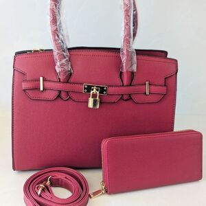 Elegant Handbag and Wallet Set